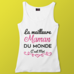 DEBARDEUR MEILLEURE MAMAN DU MONDE