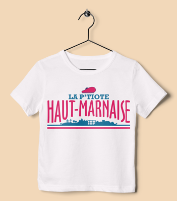 T-Shirt Enfant "la P'tiote Haut-Marnaise V2"