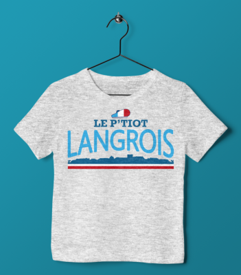 T-Shirt Enfant "le P'tiot Langrois V2"