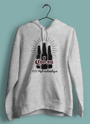 Sweat "corona 100% Hydro Alcoolique"