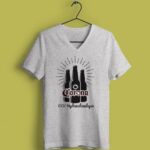 TSHIRT FEMME CORONA 1 GRIS BORDEAU