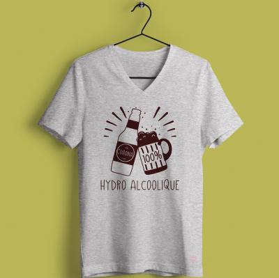 T-shirt "corona 100% Hydro Alcoolique"