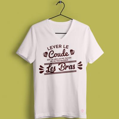 T-shirt "lever Le Coude"