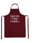 homme tablier bordeau