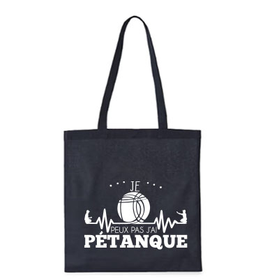 Tote-bag Je Peux Pas J'ai Pétanque