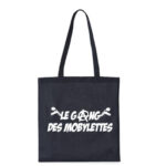 Tote-bag "Le gang des mobylettes" 14 le gang des mobylettes noir