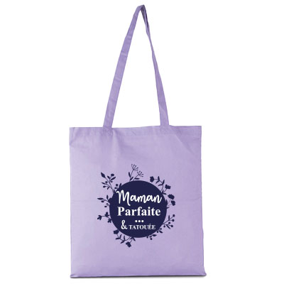 Tote-bag "maman Parfaite & Tatouée"