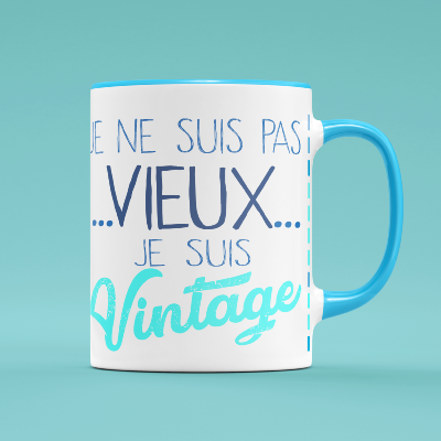 Mug Je Ne Suis Pas Vieux Je Suis Vintage