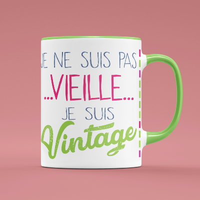 Mug Je Ne Suis Pas Vieille Je Suis Vintage