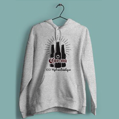 Sweat "corona 100% Hydro Alcoolique"