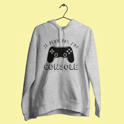 Sweat "je Peux Pas J'ai Console"