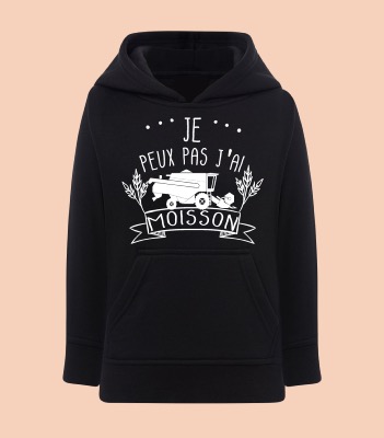 Sweat Enfant "Je Peux Pas Jai Moisson"