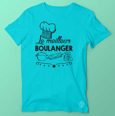 T-shirt  "le Meilleur Boulanger"