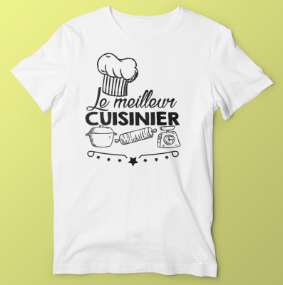 T-shirt  "le Meilleur Cuisinier"