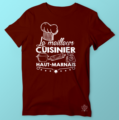T-shirt  "le Meilleur Cuisinier Haut-marnais"