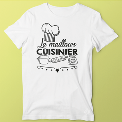T-Shirt Enfant "le Meilleur Cuisinier"