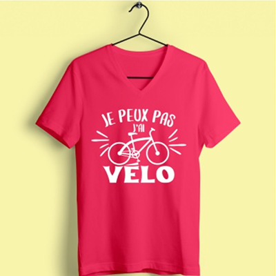T-shirt "je Peux Pas J'ai Vélo"