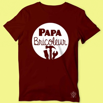 T-shirt  "papa Bricoleur"
