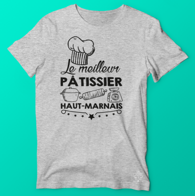 T-shirt  "le Meilleur Pâtissier Haut-marnais"