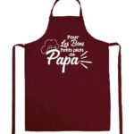tablier petits plats papa bordeau