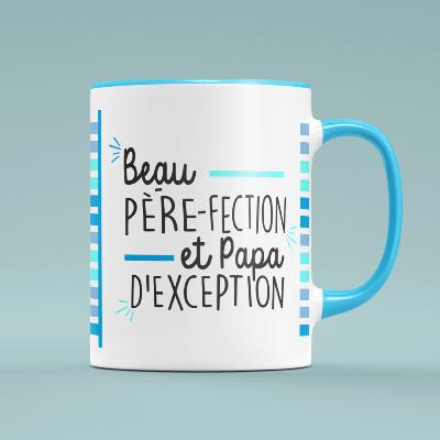 Mug "beau Père-fection Et Papa D'exception"