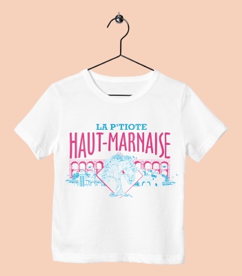 T-Shirt Enfant "la P'tiote Haut-Marnaise V1"