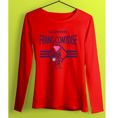 T-shirt Manches Longues "La Petite Franc Comtoise"