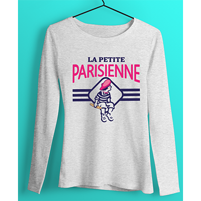 T-shirt Manches Longues "La Petite Parisienne"