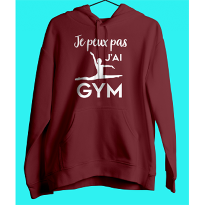 Sweat "je Peux Pas J'ai Gym"(grand Écart)