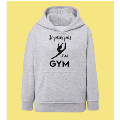 Sweat Enfant "Je Peux Pas J'ai Gym"(saut)
