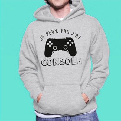 Sweat "je Peux Pas J'ai Console"