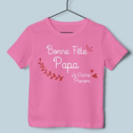 T-shirt "bonne Fête Papa" 9 t shirt enfant bonne fete papa