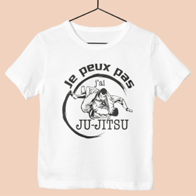 T-Shirt Enfant "je Peux Pas J'ai Jujitsu"