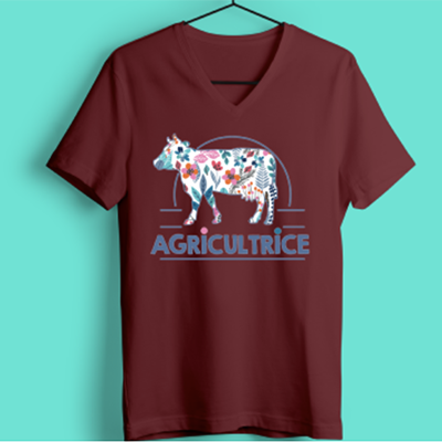 T-shirt "agricultrice"