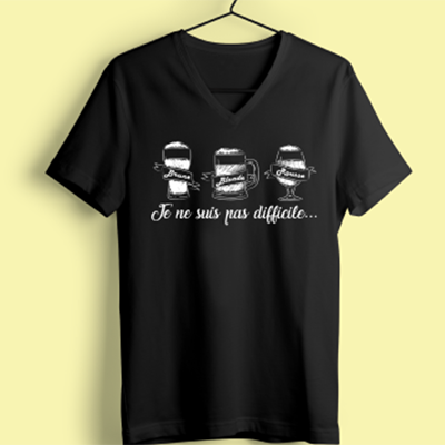 T-shirt "blonde Brune Rousse"