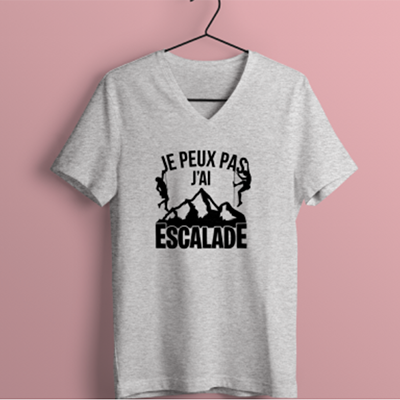 T-shirt "je Peux Pas J'ai Escalade"
