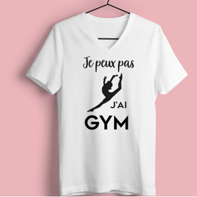 T-shirt "je Peux Pas J'ai Gym"(saut)