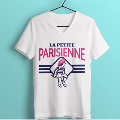 T-shirt Femme "La Petite Parisienne"