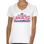 T-shirt "La P'tiote Langroise" 8 t shirt femme la ptiote langroise