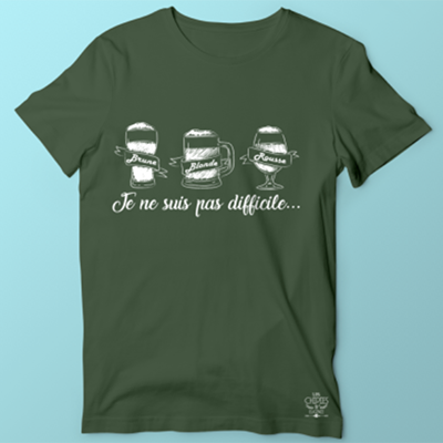 T-shirt "blonde Brune Rousse"