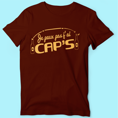 T-shirt "je Peux J Ai Cap's"