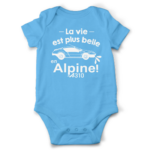 Body "la Vie Est Plus Belle En Alpine" 8 body enfant alpine