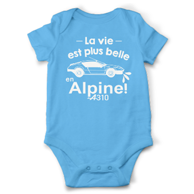 Body "la Vie Est Plus Belle En Alpine"