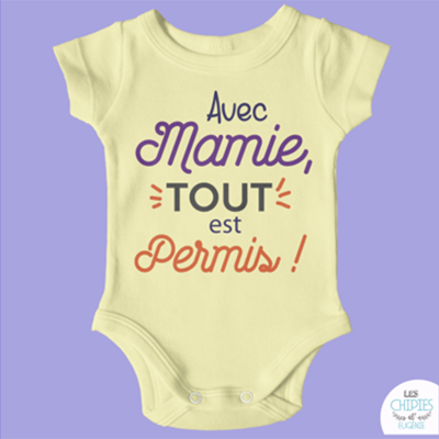 Body "Avec Mamie Tout Est Permis"
