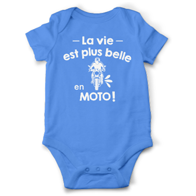 Body "la Vie Est Plus Belle En Moto"