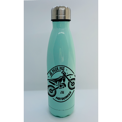 Bouteille Isotherme "je Peux Pas J'ai Motocross"