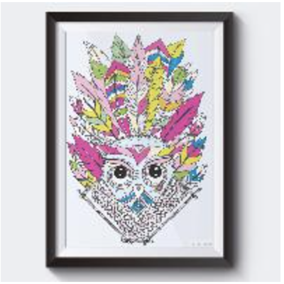 Chouette A Colorier
