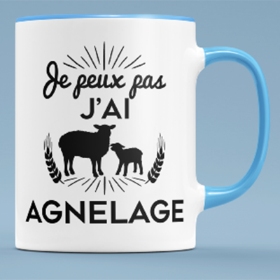 Mug "je Peux J'ai Agnelage"