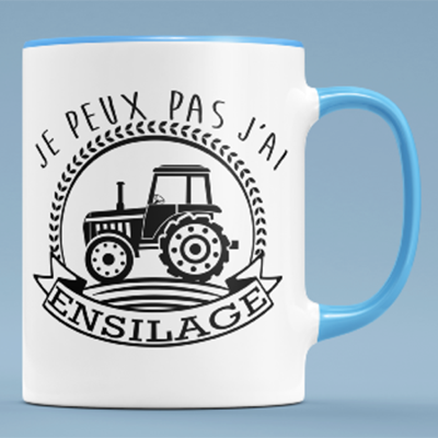Mug "je Peux J'ai Ensilage"