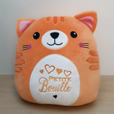 Peluche chat "petite bouille"
